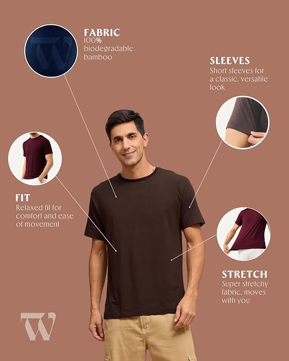 Bamboo Men’s Tshirt – Premium Cotton